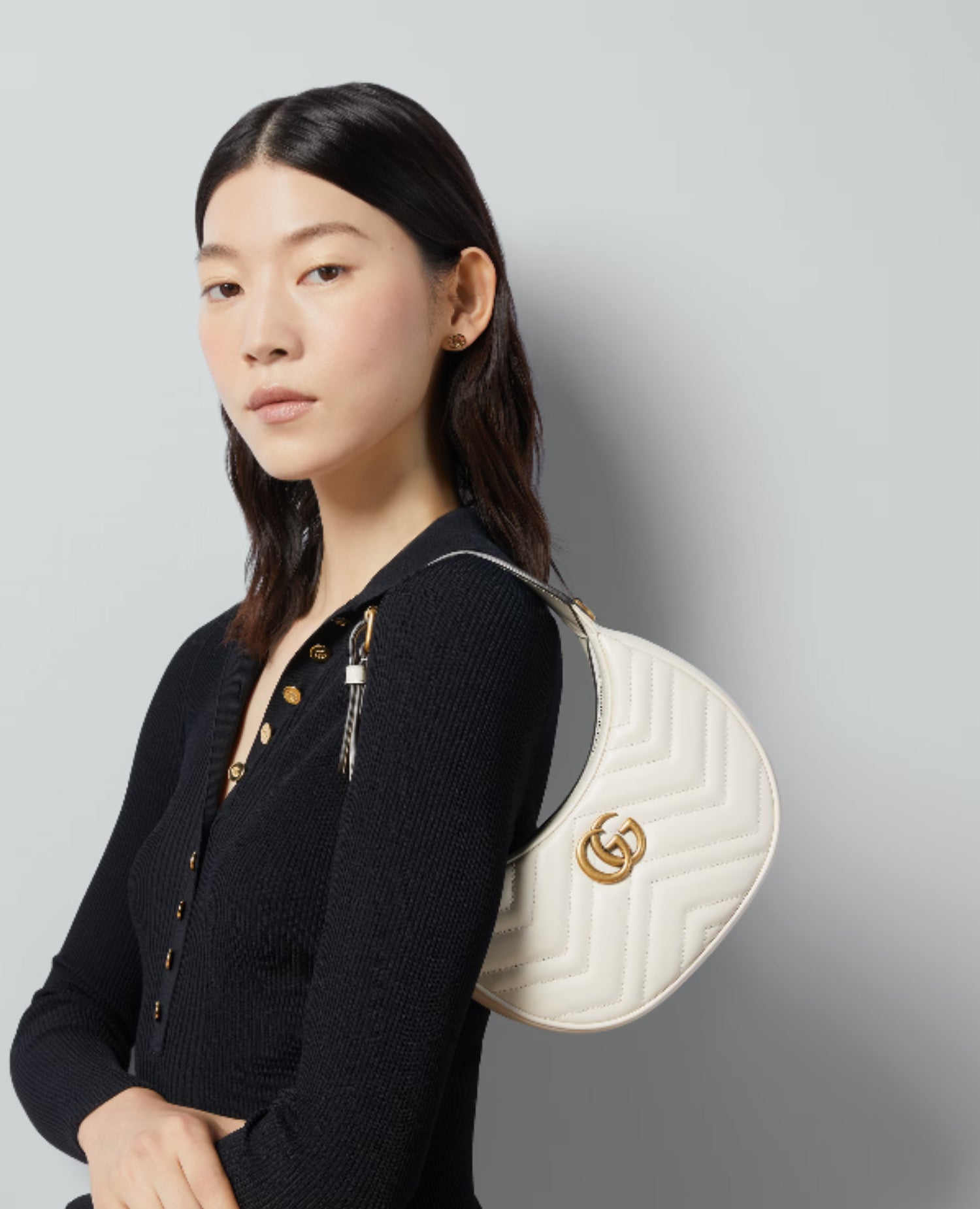 Gucci Half-Moon Sheped Mini Bag