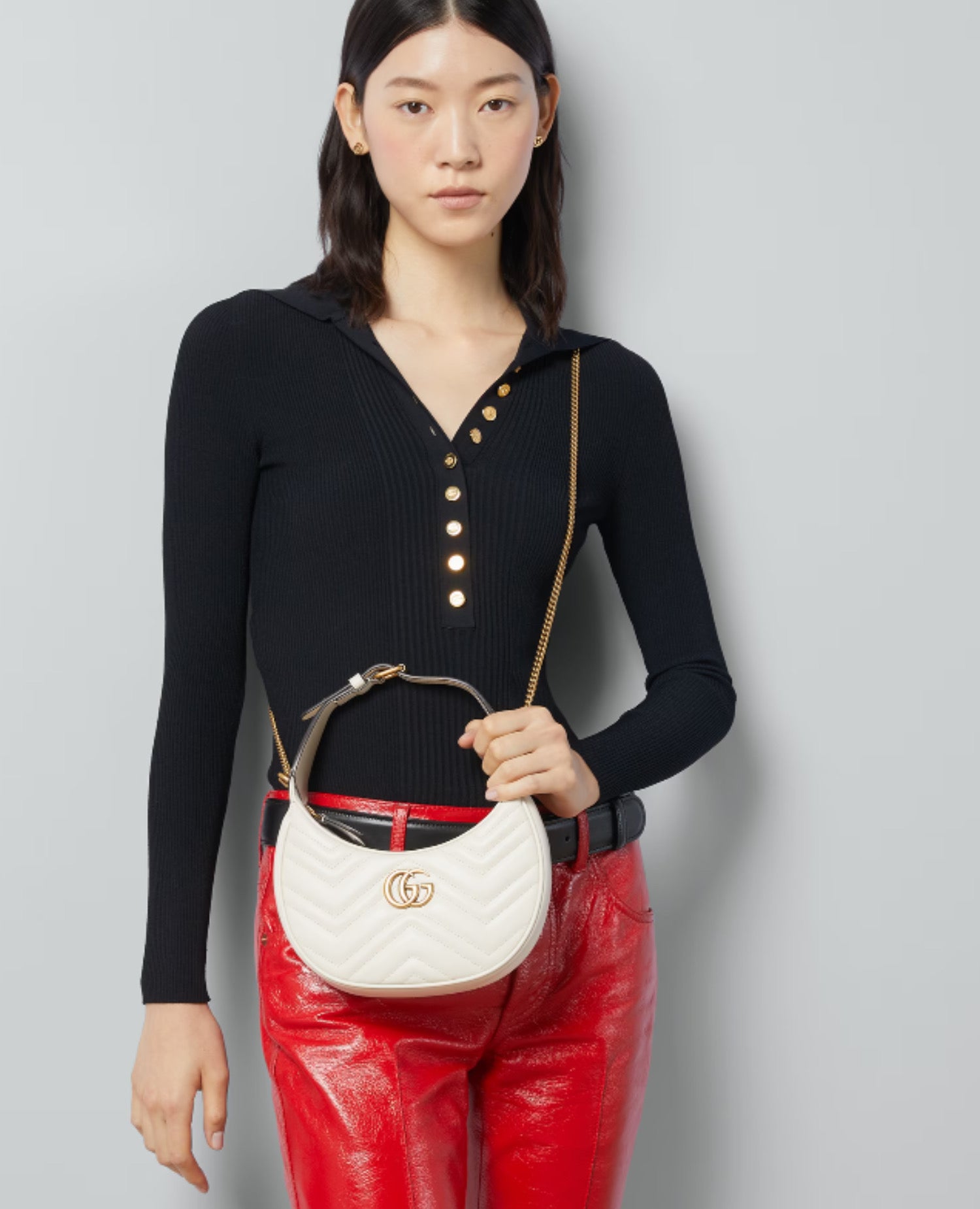Gucci Half-Moon Sheped Mini Bag