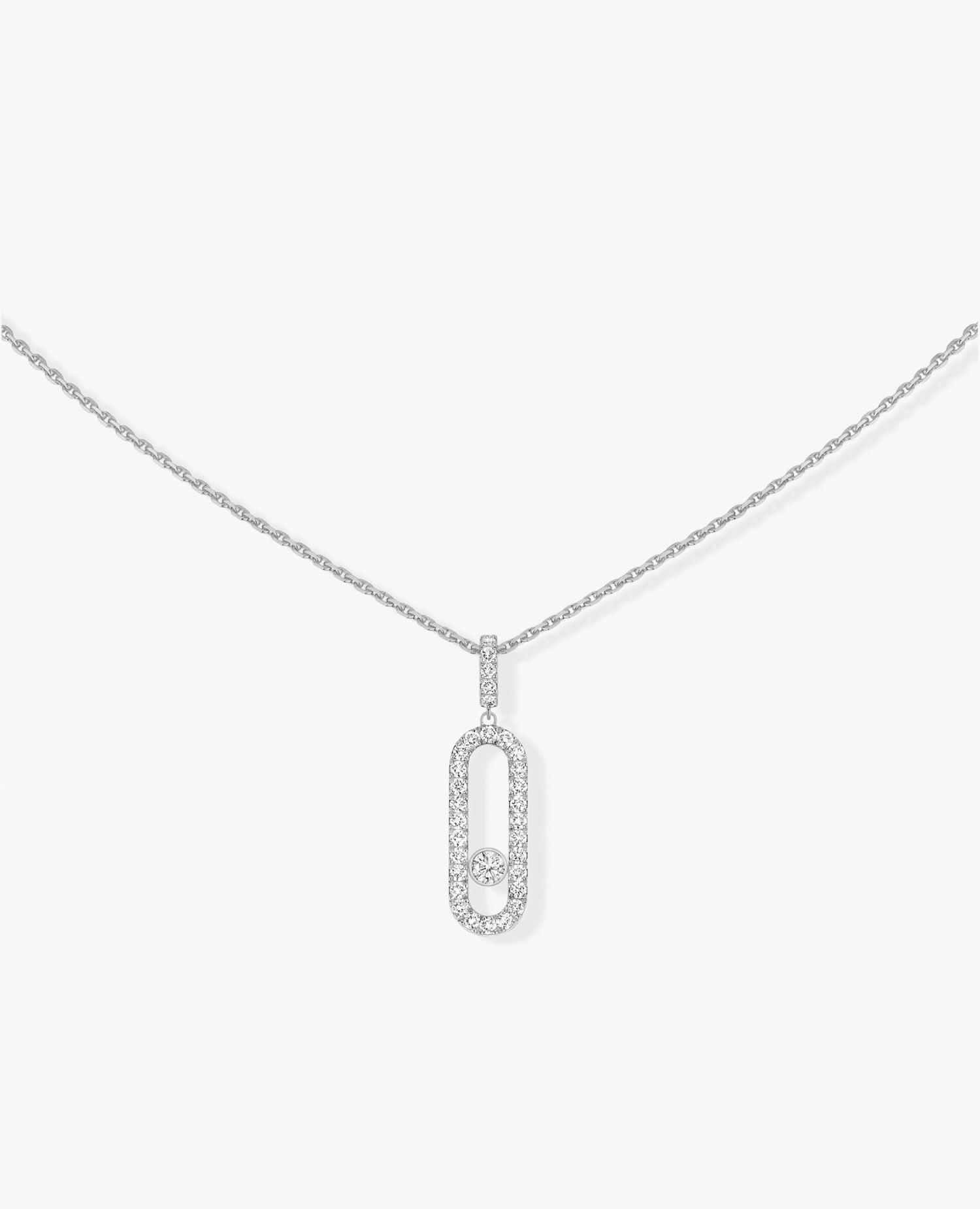 Messika Move Uno Pavé LM Necklace
