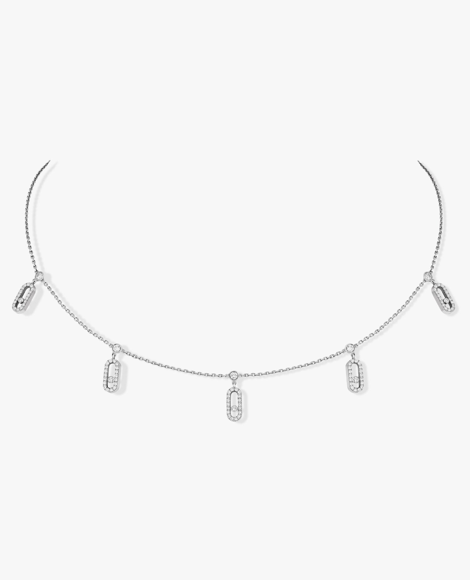 Messika Move Uno Pavé Drop Necklace