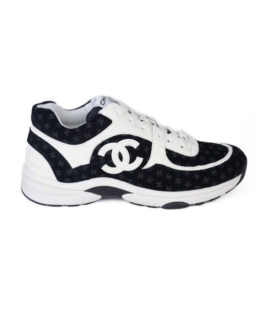 Chanel 22A Sneaker Black White