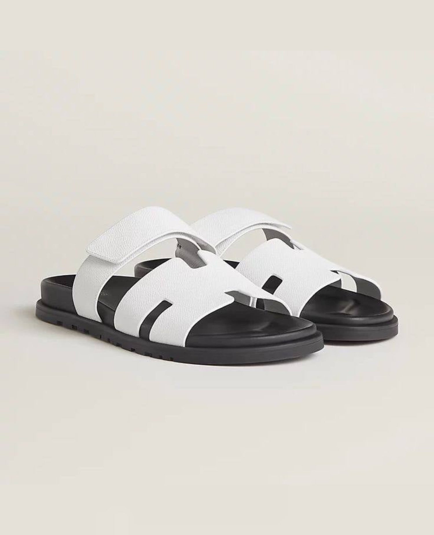 Hermès Chypre Men's Sandal White