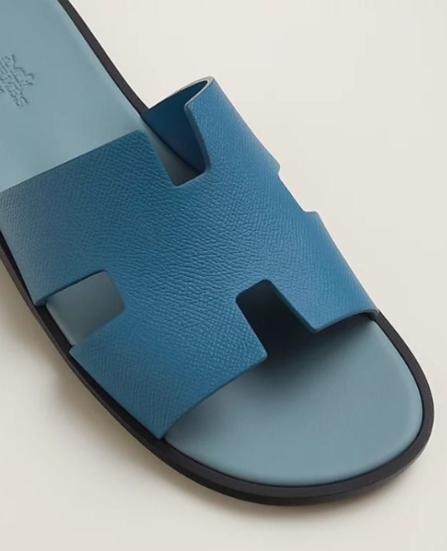 Hermès Izmir Sandal Bleu Turquin